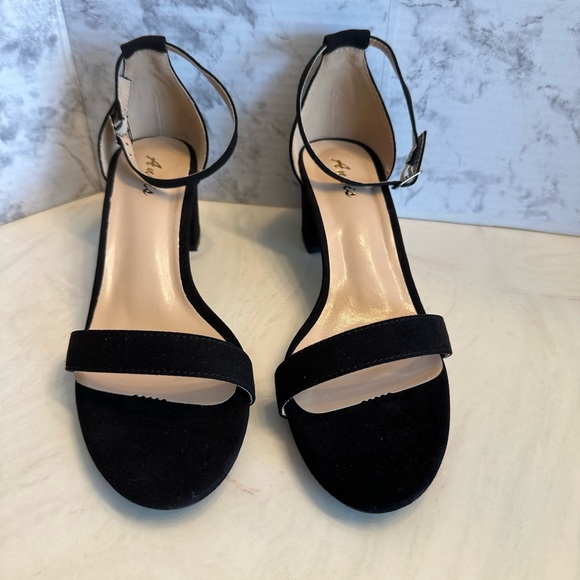 Ankis open toe ankle strap chunky heel - Picture 2 of 5